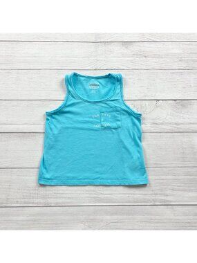More Than Magic Girls Light Blue Sun Rays Lazy Days Sleeveless Tank Top S 6-6X